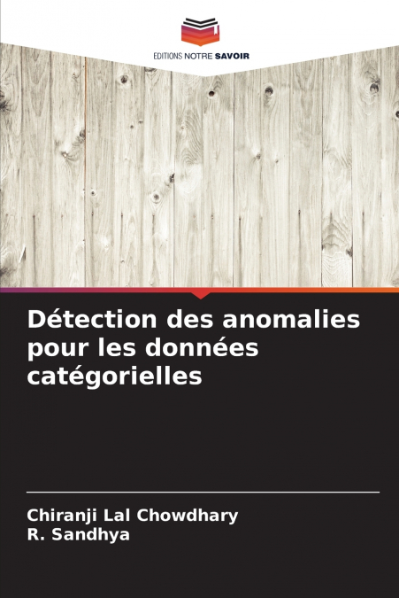 Détection des anomalies pour les données catégorielles