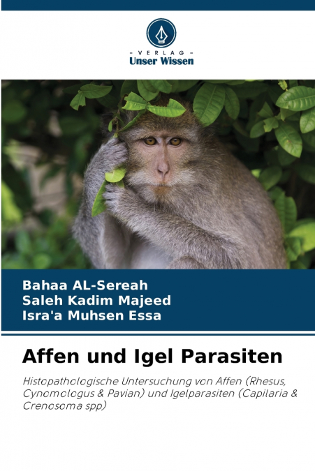 Affen und Igel Parasiten
