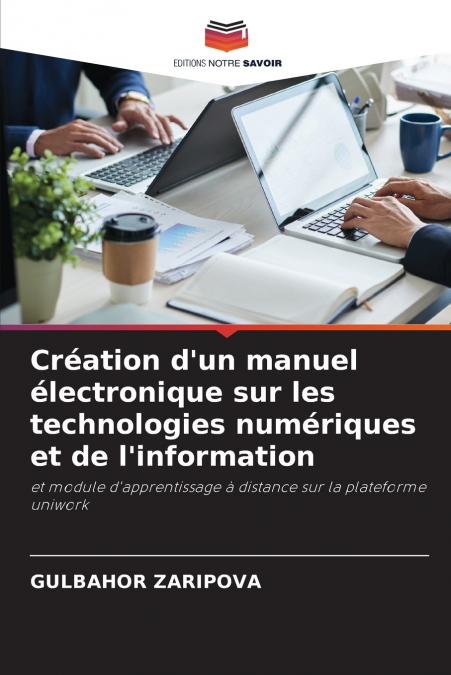 Création d’un manuel électronique sur les technologies numériques et de l’information