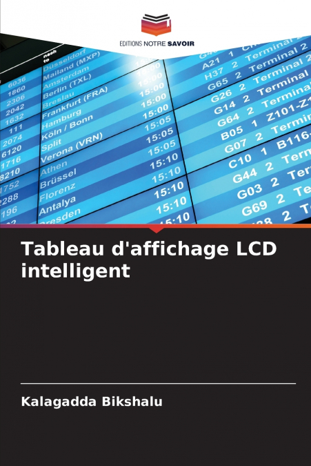 Tableau d’affichage LCD intelligent