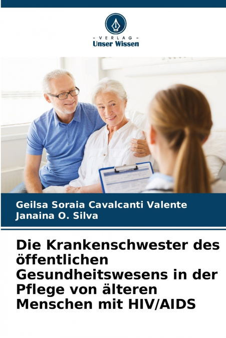 Die Krankenschwester des öffentlichen Gesundheitswesens in der Pflege von älteren Menschen mit HIV/AIDS