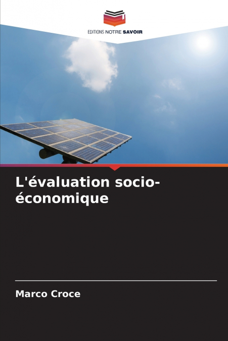 L’évaluation socio-économique