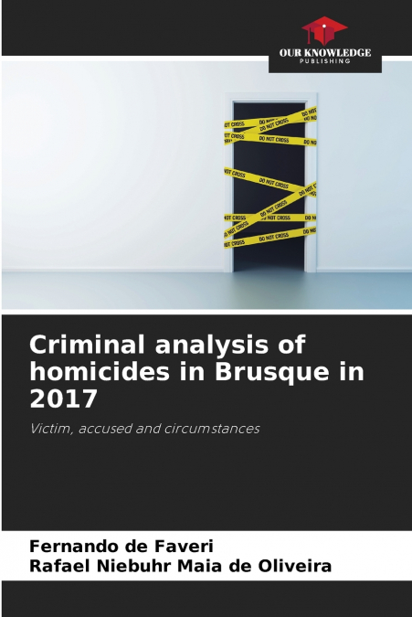 Criminal analysis of homicides in Brusque in 2017