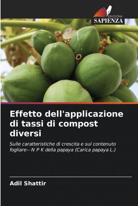 Effetto dell’applicazione di tassi di compost diversi