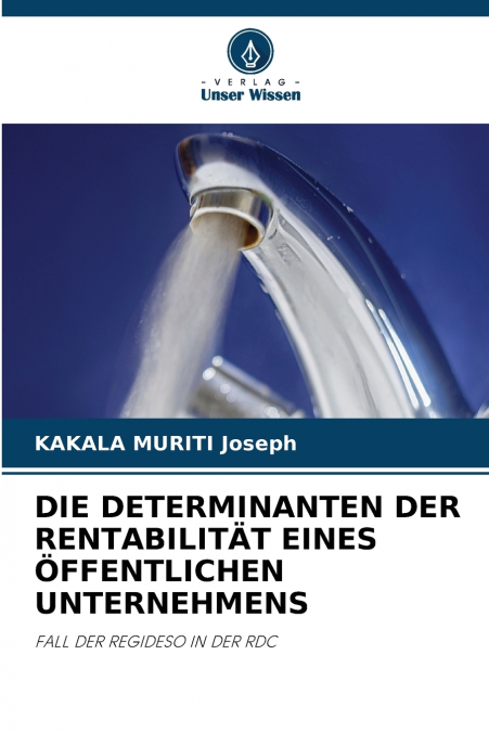 DIE DETERMINANTEN DER RENTABILITÄT EINES ÖFFENTLICHEN UNTERNEHMENS