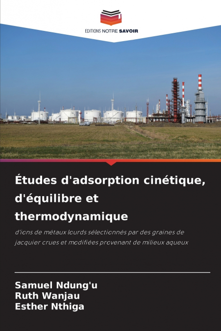 Études d’adsorption cinétique, d’équilibre et thermodynamique
