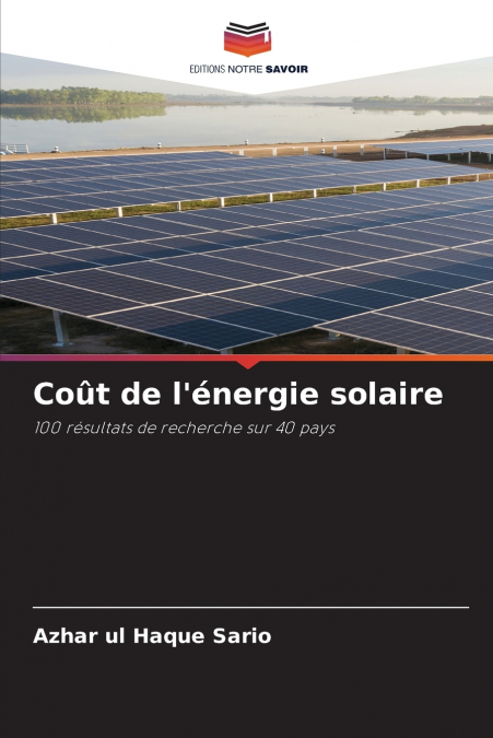 Coût de l’énergie solaire