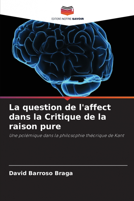La question de l’affect dans la Critique de la raison pure