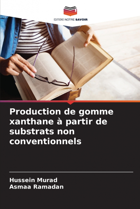 Production de gomme xanthane à partir de substrats non conventionnels