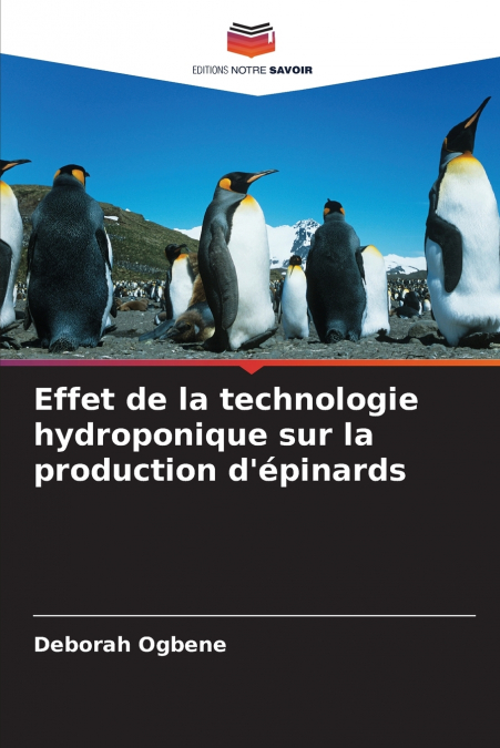 Effet de la technologie hydroponique sur la production d’épinards