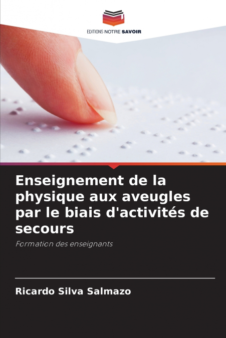 Enseignement de la physique aux aveugles par le biais d’activités de secours
