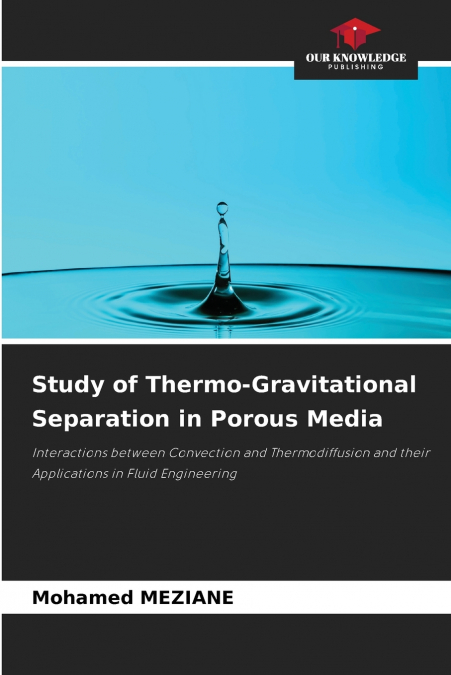 Study of Thermo-Gravitational Separation in Porous Media