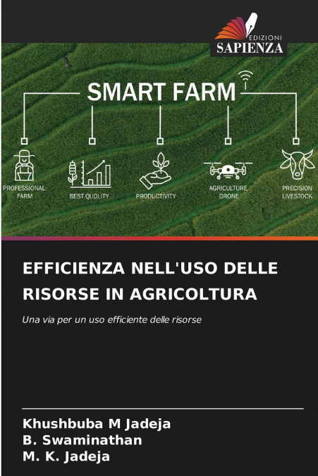 EFFICIENZA NELL’USO DELLE RISORSE IN AGRICOLTURA
