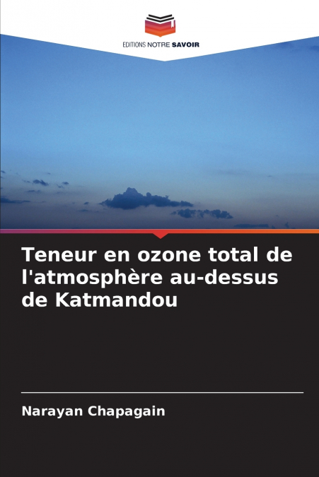Teneur en ozone total de l’atmosphère au-dessus de Katmandou