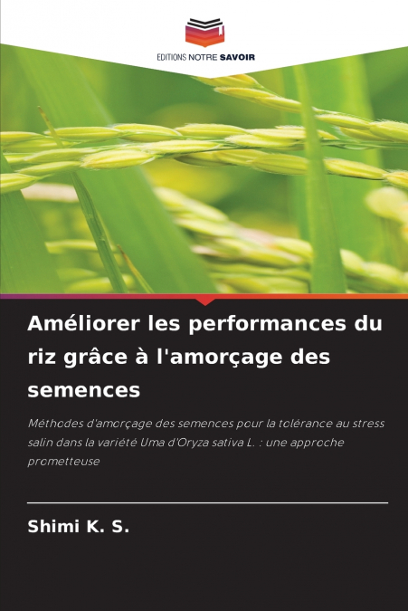 Améliorer les performances du riz grâce à l’amorçage des semences