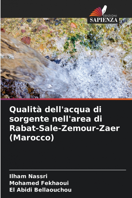 Qualità dell’acqua di sorgente nell’area di Rabat-Sale-Zemour-Zaer (Marocco)