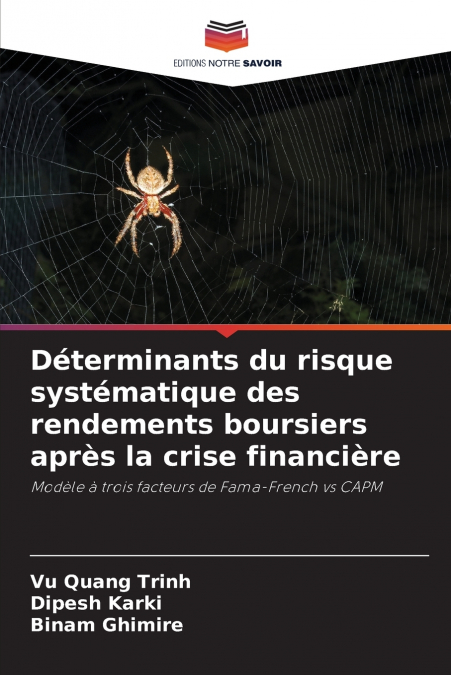 Déterminants du risque systématique des rendements boursiers après la crise financière