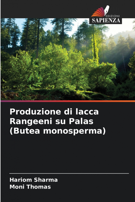Produzione di lacca Rangeeni su Palas (Butea monosperma)
