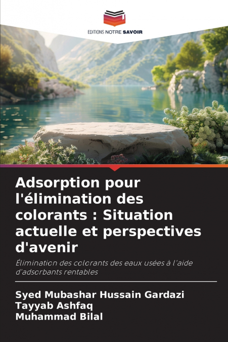 Adsorption pour l’élimination des colorants