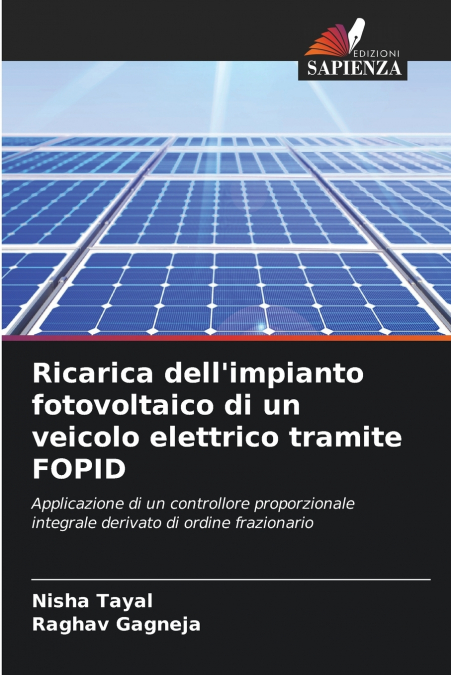 Ricarica dell’impianto fotovoltaico di un veicolo elettrico tramite FOPID