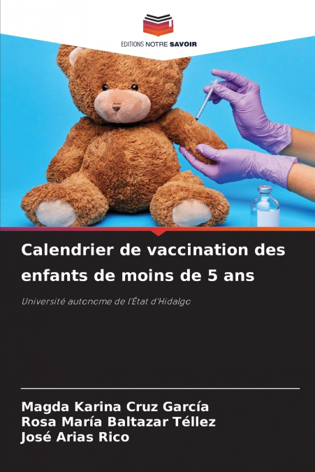 Calendrier de vaccination des enfants de moins de 5 ans