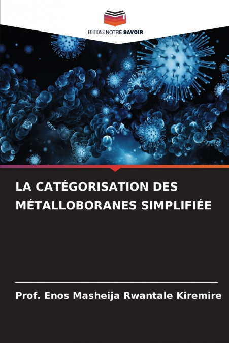 LA CATÉGORISATION DES MÉTALLOBORANES SIMPLIFIÉE
