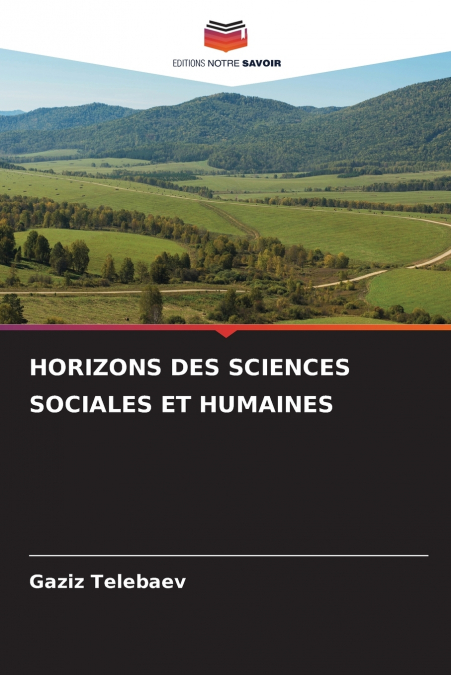 HORIZONS DES SCIENCES SOCIALES ET HUMAINES