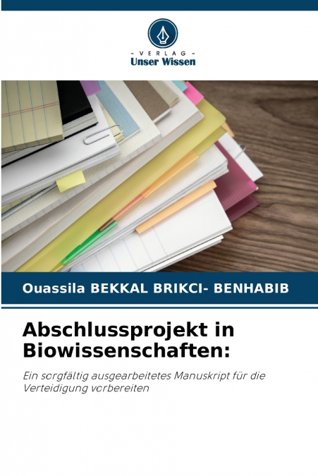 Abschlussprojekt in Biowissenschaften