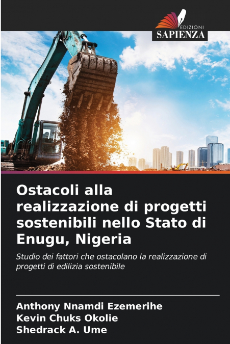 Ostacoli alla realizzazione di progetti sostenibili nello Stato di Enugu, Nigeria