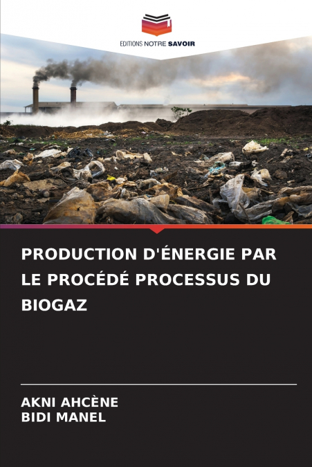 PRODUCTION D’ÉNERGIE PAR LE PROCÉDÉ PROCESSUS DU BIOGAZ