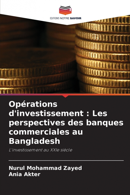 Opérations d’investissement