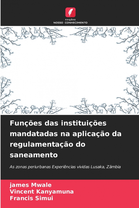 Funções das instituições mandatadas na aplicação da regulamentação do saneamento