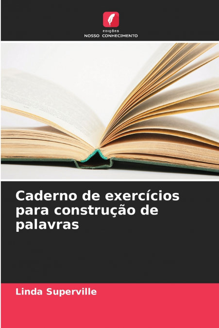 Caderno de exercícios para construção de palavras