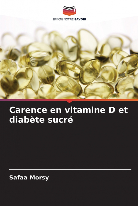 Carence en vitamine D et diabète sucré