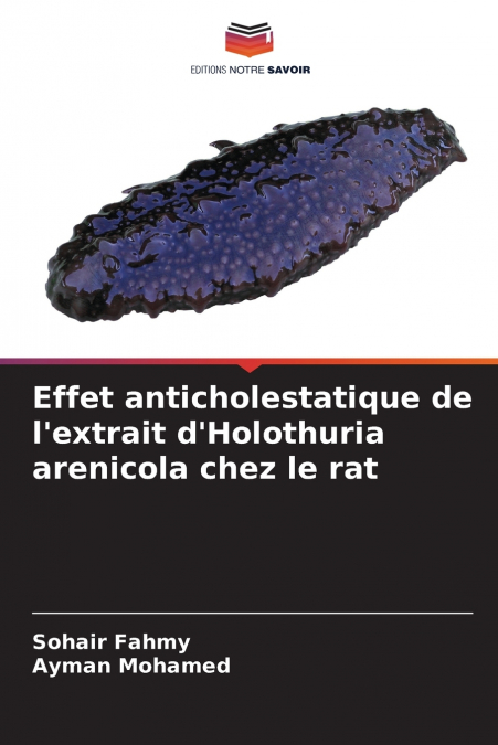 Effet anticholestatique de l’extrait d’Holothuria arenicola chez le rat