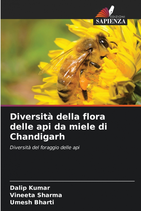 Diversità della flora delle api da miele di Chandigarh