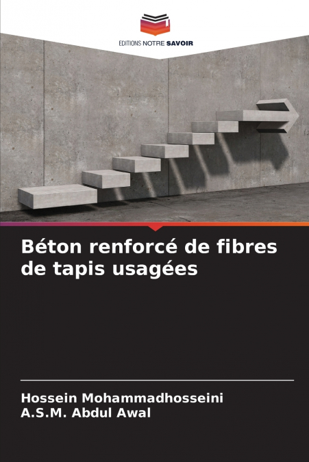 Béton renforcé de fibres de tapis usagées