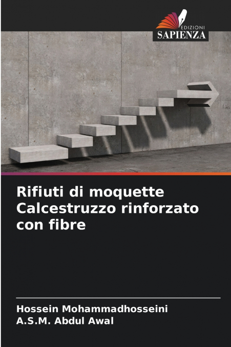 Rifiuti di moquette Calcestruzzo rinforzato con fibre