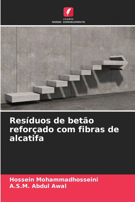 Resíduos de betão reforçado com fibras de alcatifa