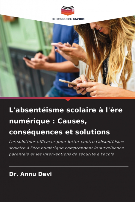 L’absentéisme scolaire à l’ère numérique