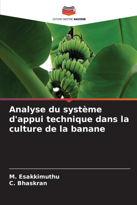 Analyse du système d’appui technique dans la culture de la banane