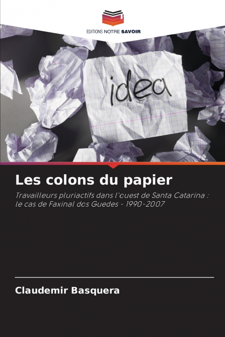 Les colons du papier
