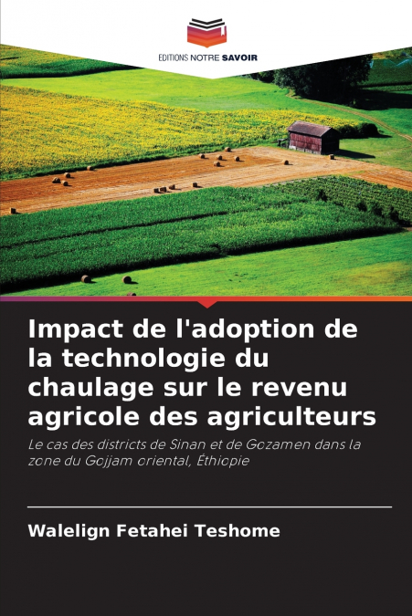 Impact de l’adoption de la technologie du chaulage sur le revenu agricole des agriculteurs