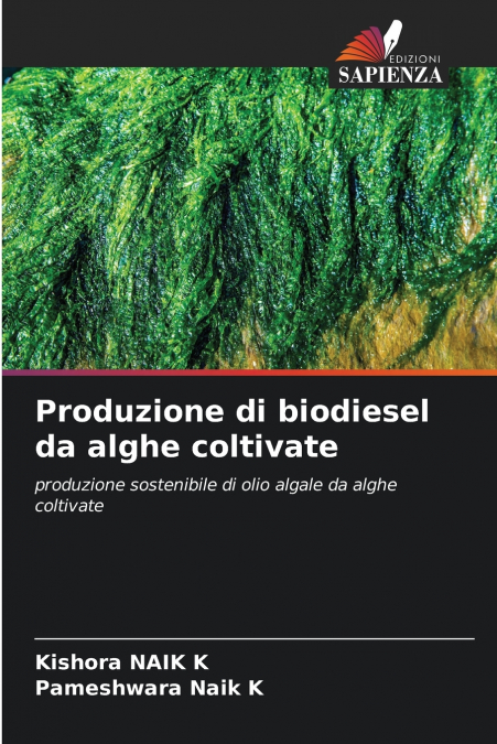 Produzione di biodiesel da alghe coltivate