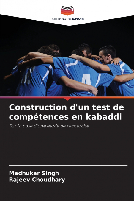 Construction d’un test de compétences en kabaddi