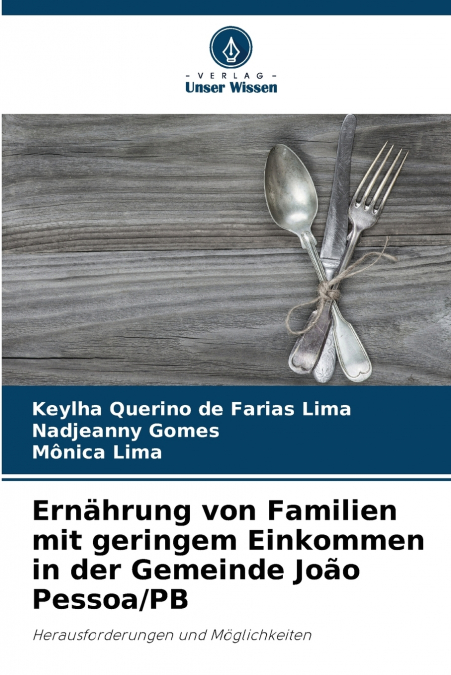 Ernährung von Familien mit geringem Einkommen in der Gemeinde João Pessoa/PB