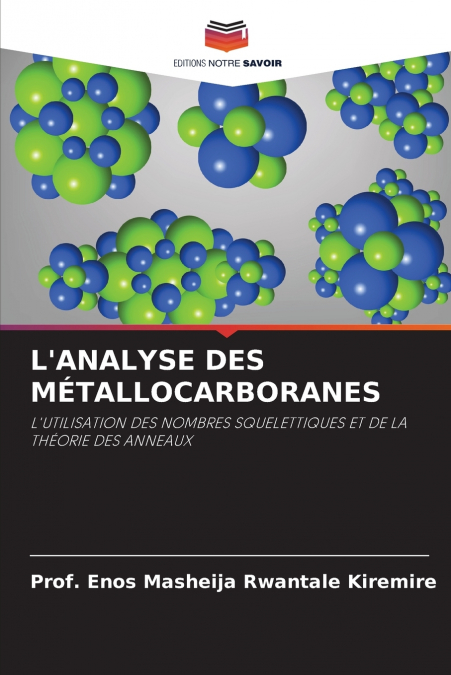 L’ANALYSE DES MÉTALLOCARBORANES