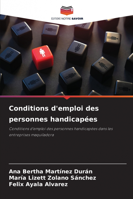 Conditions d’emploi des personnes handicapées