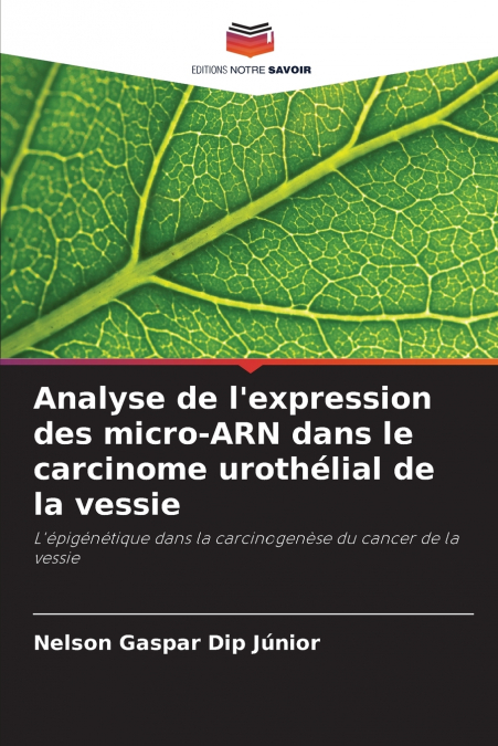Analyse de l’expression des micro-ARN dans le carcinome urothélial de la vessie