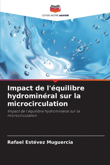 Impact de l’équilibre hydrominéral sur la microcirculation